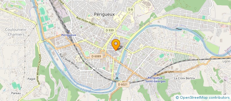 localisation de l'entreprise AUTO ECOLE DE LA CLAUTRE  PERIGUEUX