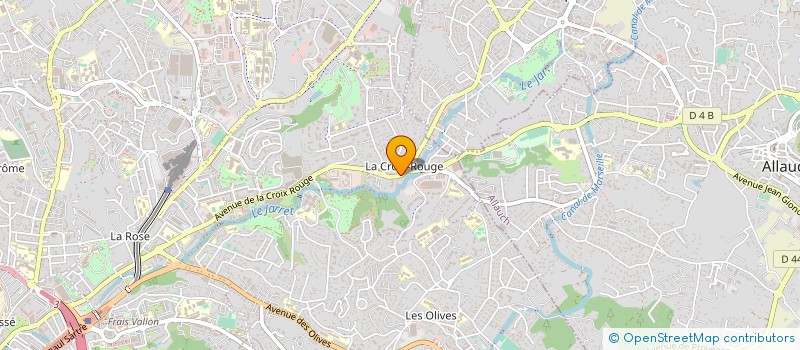 localisation de l'entreprise AUTO ECOLE DE LA CROIX ROUGE à MARSEILLE