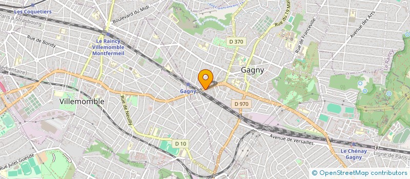 localisation de l'entreprise AUTO ECOLE DE LA GARE à GAGNY