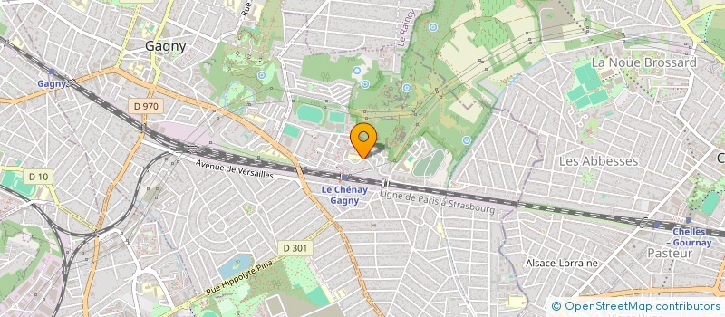 localisation de l'entreprise AUTO-ECOLE DE LA GARE à GAGNY