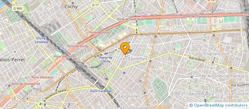 localisation de l'entreprise AUTO ECOLE DE LA JONQUIERE  PARIS