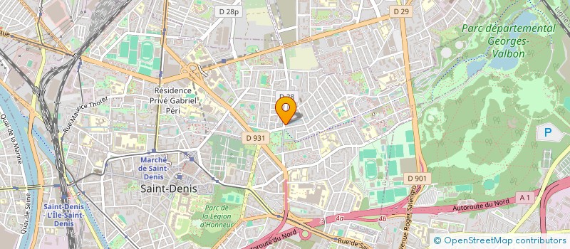 localisation de l'entreprise AUTO ECOLE DE LA MUTUALITE à SAINT-DENIS