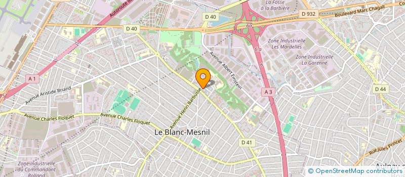 localisation de l'entreprise AUTO ECOLE DE LA PLACE à LE BLANC-MESNIL