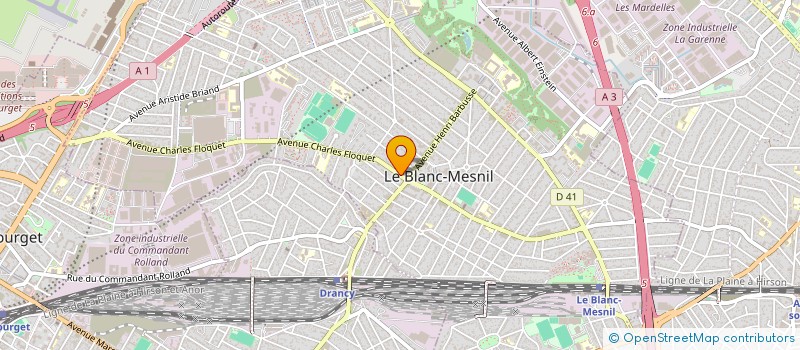 localisation de l'entreprise AUTO ECOLE DE LA POSTE à LE BLANC-MESNIL