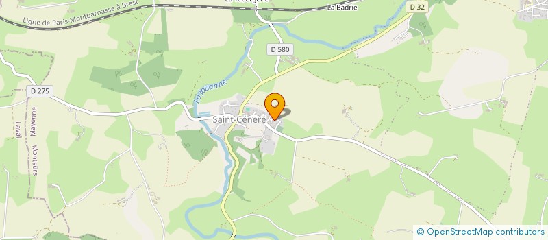 localisation de l'entreprise AUTO ECOLE DE LAFFOREST à EVRON