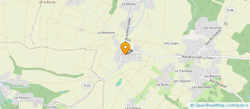 localisation de l'entreprise AUTO ECOLE DE LINDRY  LINDRY