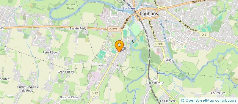localisation de l'entreprise AUTO ECOLE DE LOUHANS à LOUHANS
