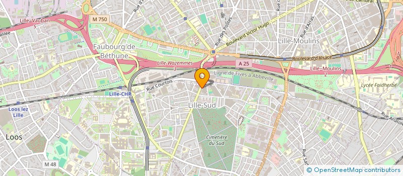 localisation de l'entreprise AUTO ECOLE DE MEYER à LILLE