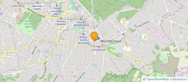 localisation de l'entreprise AUTO ECOLE DE MONTFERMEIL  MONTFERMEIL