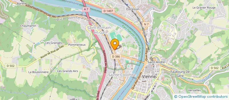 localisation de l'entreprise AUTO ECOLE DE SAINT ROM'  AMPUIS