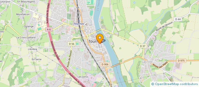 localisation de l'entreprise AUTO ECOLE DE TOURNUS  TOURNUS