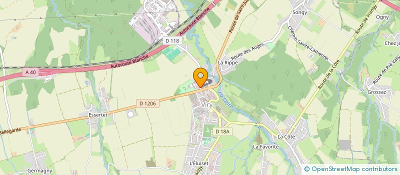 localisation de l'entreprise AUTO ECOLE DE VIRY à VIRY