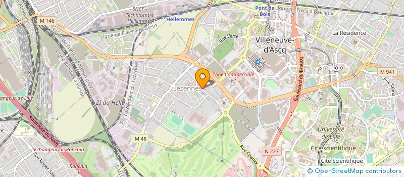 localisation de l'entreprise AUTO ECOLE DELORY à LILLE