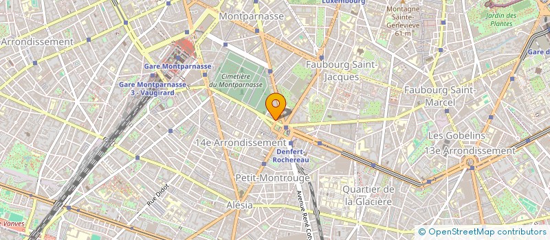 localisation de l'entreprise AUTO ECOLE DENFERT  PARIS