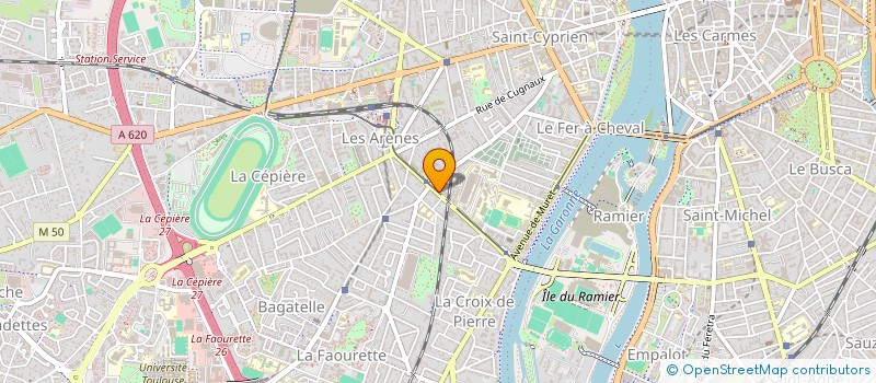 localisation de l'entreprise AUTO-ECOLE DEODAT à TOULOUSE