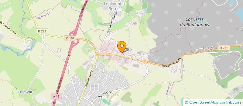 localisation de l'entreprise AUTO ECOLE DES 2 CAPS à MARQUISE