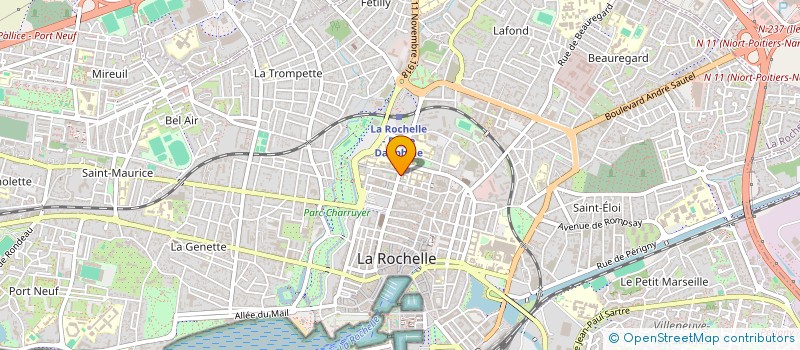 localisation de l'entreprise AUTO ECOLE DES ARCADES à LA ROCHELLE