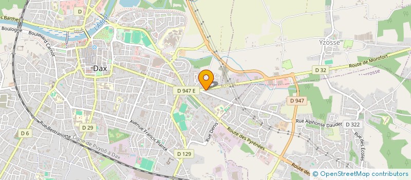 localisation de l'entreprise AUTO-ECOLE DES ARCADES  DAX