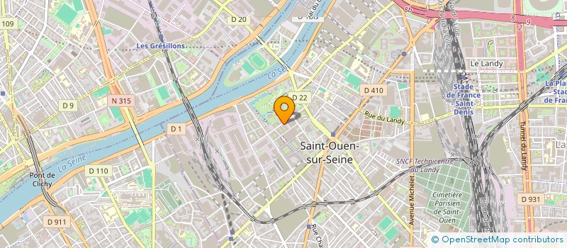 localisation de l'entreprise AUTO ECOLE DES DOCKS à SAINT-OUEN-SUR-SEINE