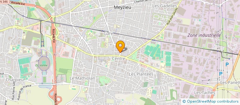 localisation de l'entreprise AUTO ECOLE DES LUMIERES  MEYZIEU