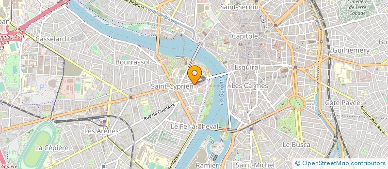 localisation de l'entreprise AUTO ECOLE DES OLIVIERS à TOULOUSE
