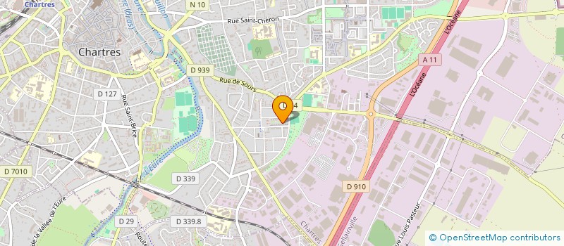 localisation de l'entreprise AUTO-ECOLE DES PETITS CLOS à CHARTRES
