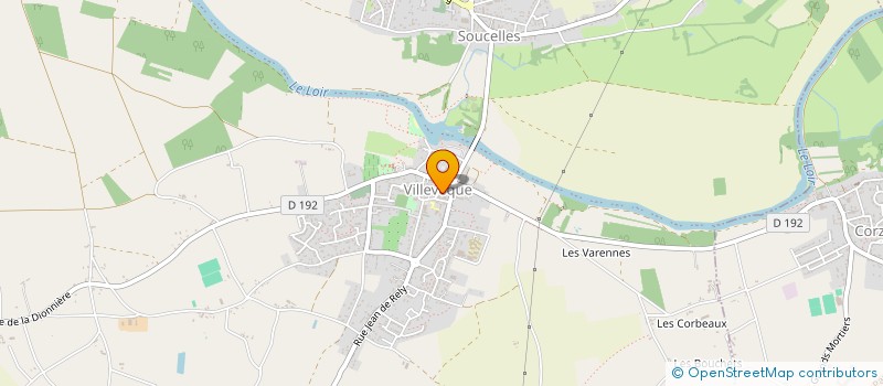 localisation de l'entreprise AUTO ECOLE DES RIVES DU LOIR  RIVES-DU-LOIR-EN-ANJOU