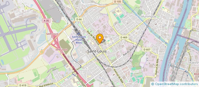 localisation de l'entreprise AUTO-ECOLE DES TROIS FRONTIERES à SAINT-LOUIS