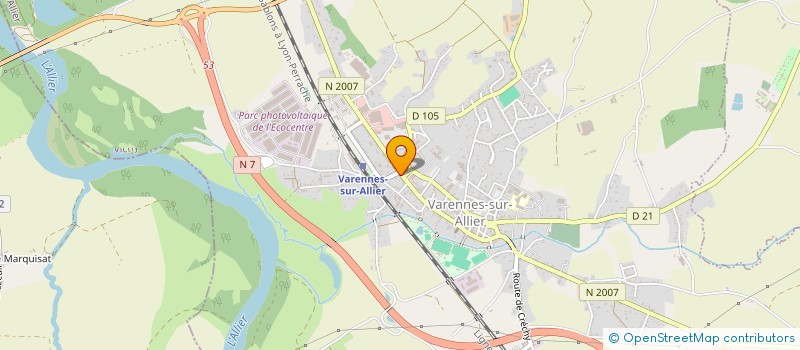 localisation de l'entreprise AUTO ECOLE DESMARAIS à VARENNES-SUR-ALLIER
