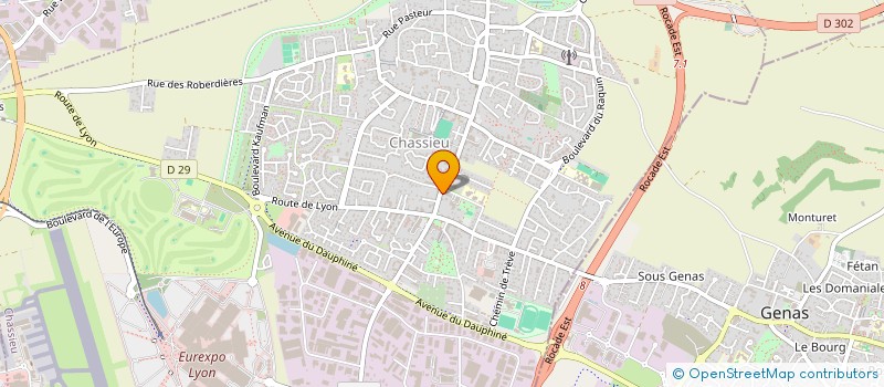 localisation de l'entreprise AUTO ECOLE DETROIT  CHASSIEU