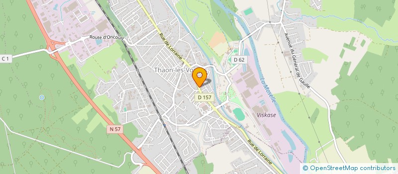 localisation de l'entreprise AUTO ECOLE DIDIER  THAON-LES-VOSGES