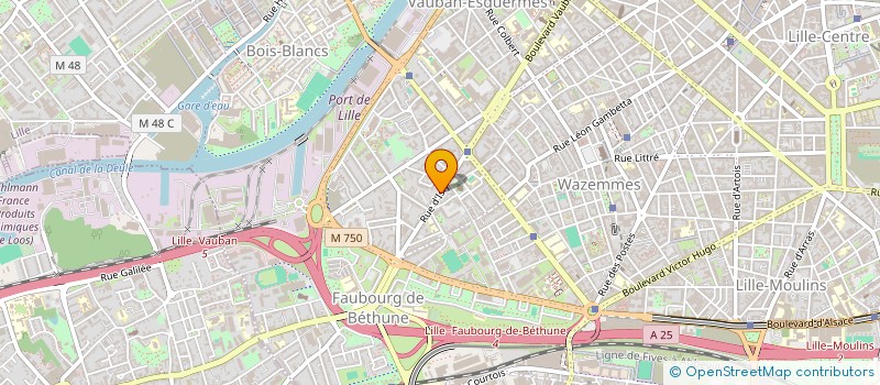 localisation de l'entreprise AUTO ECOLE DISLY à LILLE