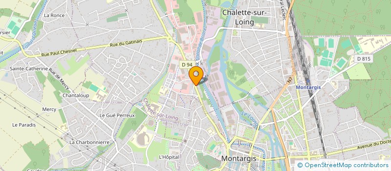 localisation de l'entreprise AUTO ECOLE DORIAN  MONTARGIS