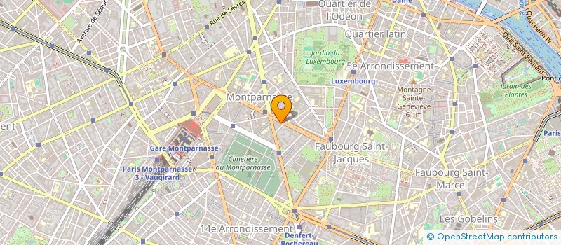 localisation de l'entreprise AUTO ECOLE DU 14EME  PARIS