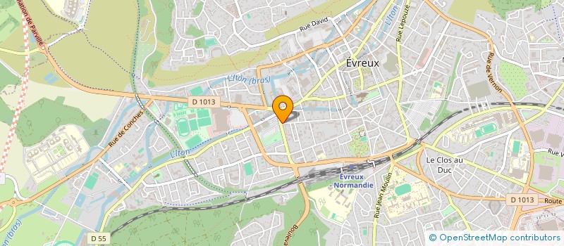 localisation de l'entreprise AUTO-ECOLE DU BEL EBAT à EVREUX