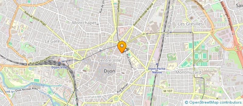 localisation de l'entreprise AUTO ECOLE DU CENTRE à DIJON