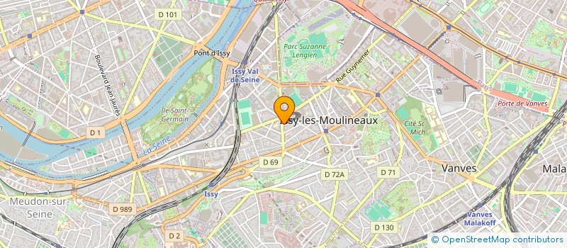 localisation de l'entreprise AUTO-ECOLE DU CENTRE ISSY à ISSY-LES-MOULINEAUX