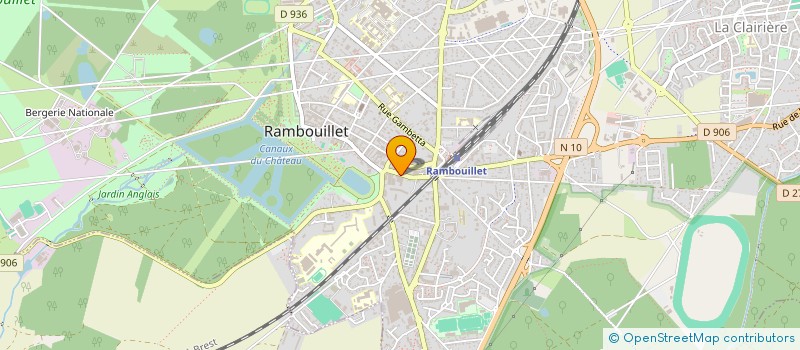 localisation de l'entreprise AUTO ECOLE DU CHATEAU à RAMBOUILLET