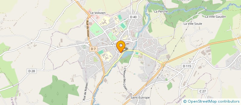 localisation de l'entreprise AUTO ECOLE DU CHATEAU à QUINTIN