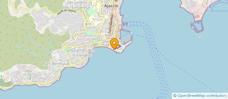 localisation de l'entreprise AUTO ECOLE DU DIAMANT à AJACCIO