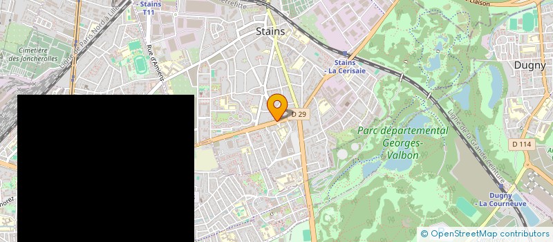 localisation de l'entreprise AUTO - ECOLE DU GLOBE à STAINS