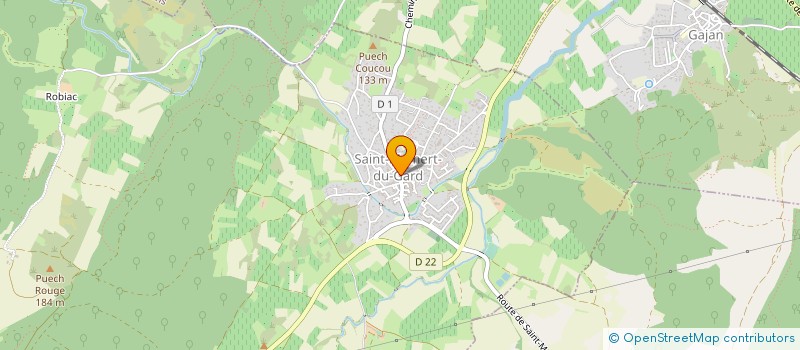 localisation de l'entreprise AUTO ECOLE DU GRIFFE à SAINT-MAMERT-DU-GARD