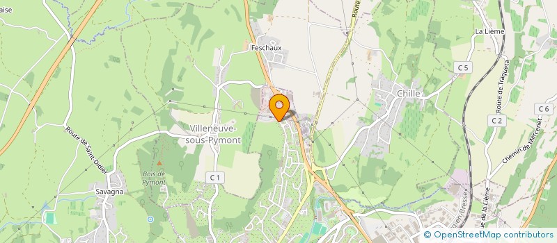 localisation de l'entreprise AUTO ECOLE DU JURA à LONS-LE-SAUNIER