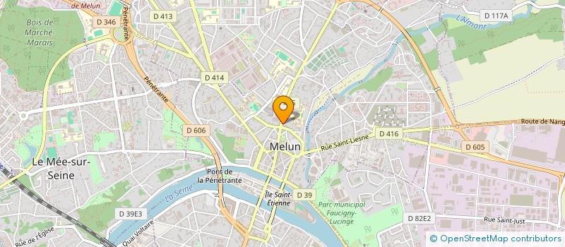 localisation de l'entreprise AUTO-ECOLE DU PALAIS à MELUN
