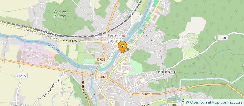 localisation de l'entreprise AUTO ECOLE DU PATIS à LA FERTE-SOUS-JOUARRE