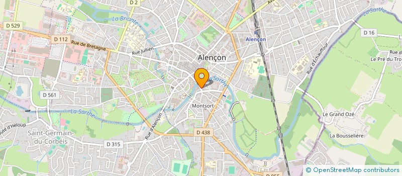 localisation de l'entreprise AUTO ECOLE DU PONT NEUF à ALENCON