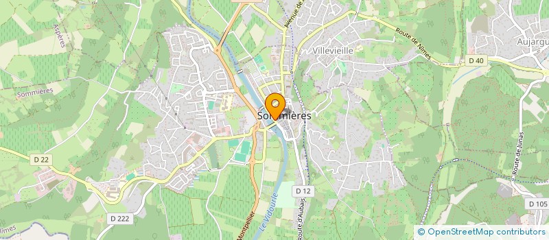 localisation de l'entreprise AUTO-ECOLE DU QUAI  SOMMIERES