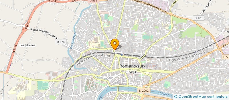 localisation de l'entreprise AUTO ECOLE DU ROND POINT à ROMANS-SUR-ISERE