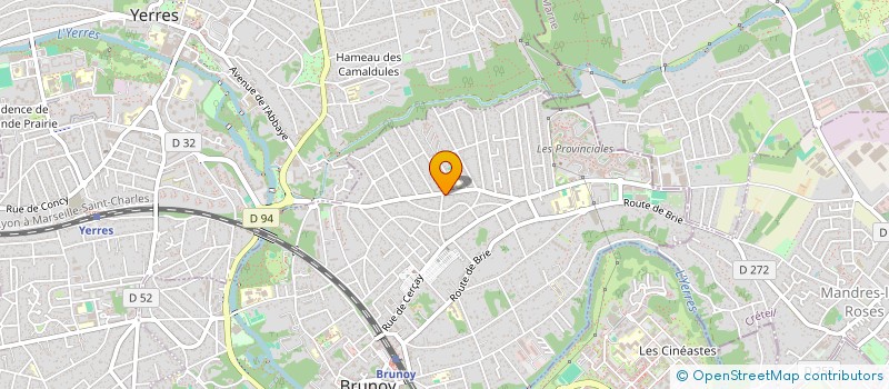localisation de l'entreprise AUTO-ECOLE DU SAUVAGEON à BRUNOY