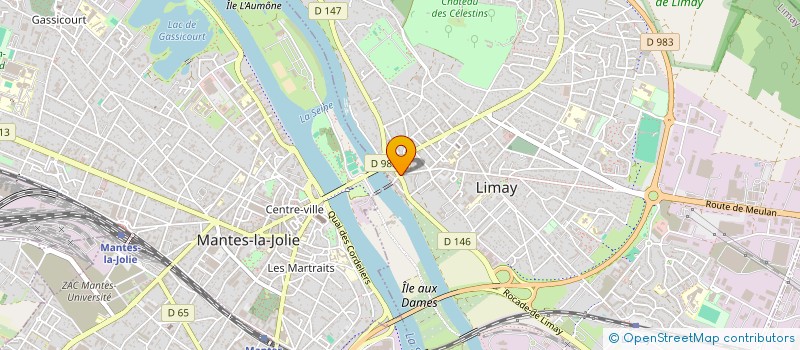 localisation de l'entreprise AUTO-ECOLE DU VIEUX PONT  LIMAY